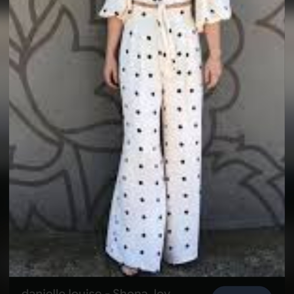 Shona Joy Wide Leg Tuxedo Pant Size 2